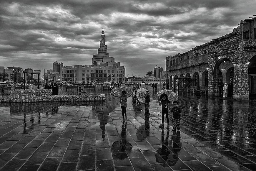 In Pictures: Rain in Qatar is Both Disastrous and Beautiful In Pictures: Rain in Qatar is Both Disastrous and Beautiful