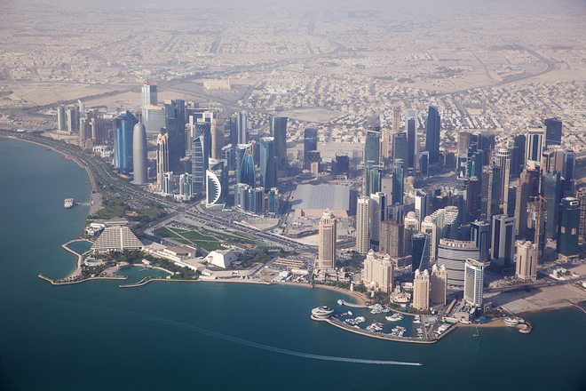 doha aerial view